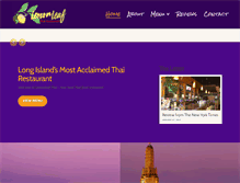 Tablet Screenshot of lemonleafthai.com